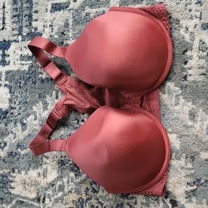 Ambrielle front close bra, size 42DD in mauve. Like new